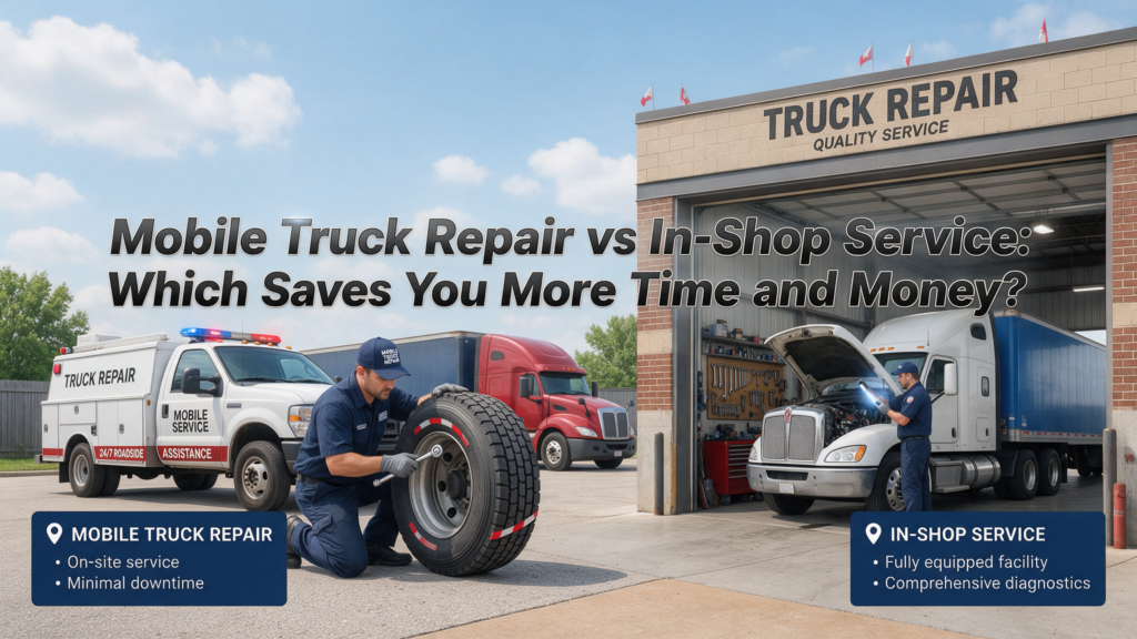 Mobile Truck Repair vs In-Shop Service: Which Saves You More Time and Money?